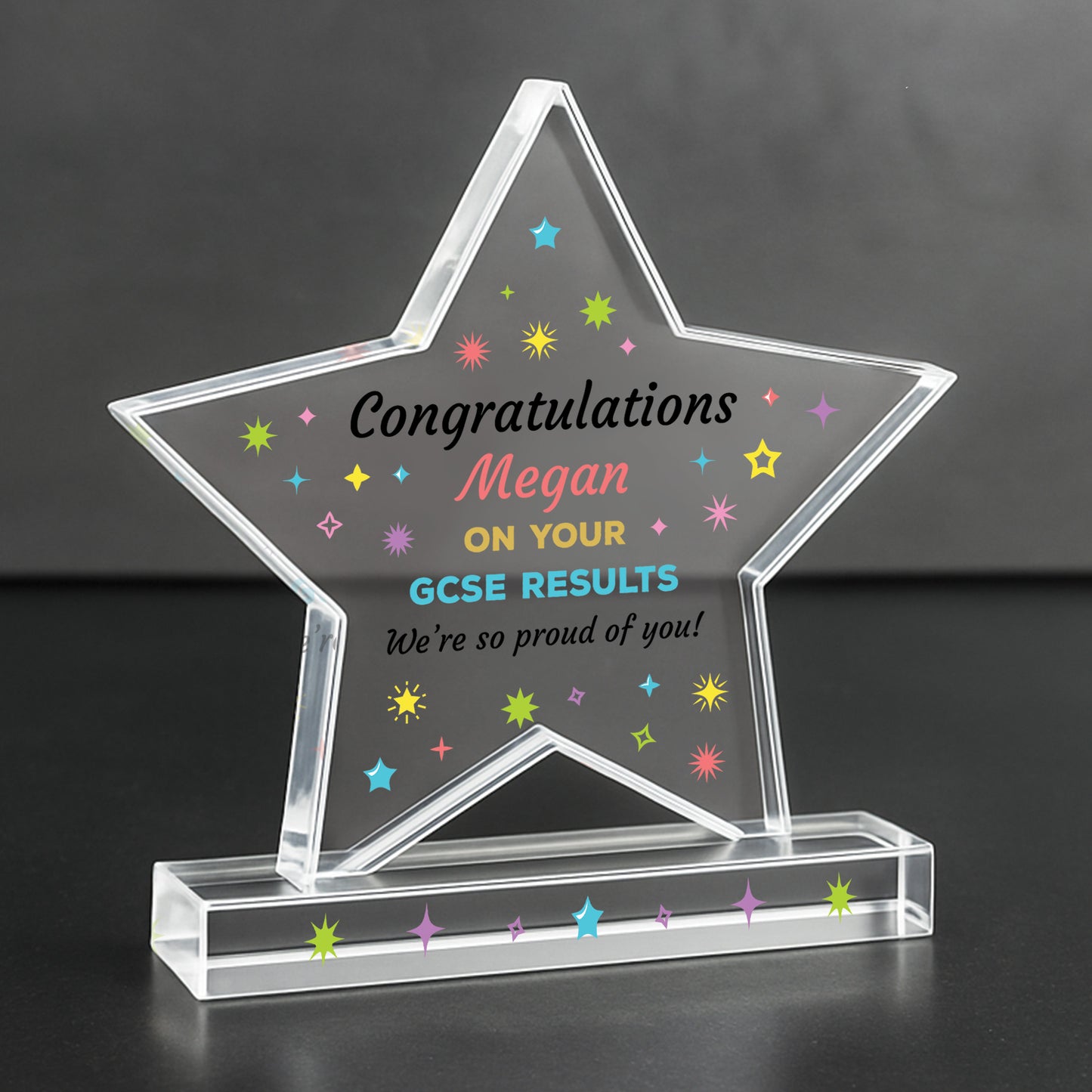 Personalised GCSEs Results Congratulations Plaque Award Passed