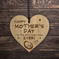 Mothers Day Gift From Bump Wood Heart Best Baby Oven Mum To Be