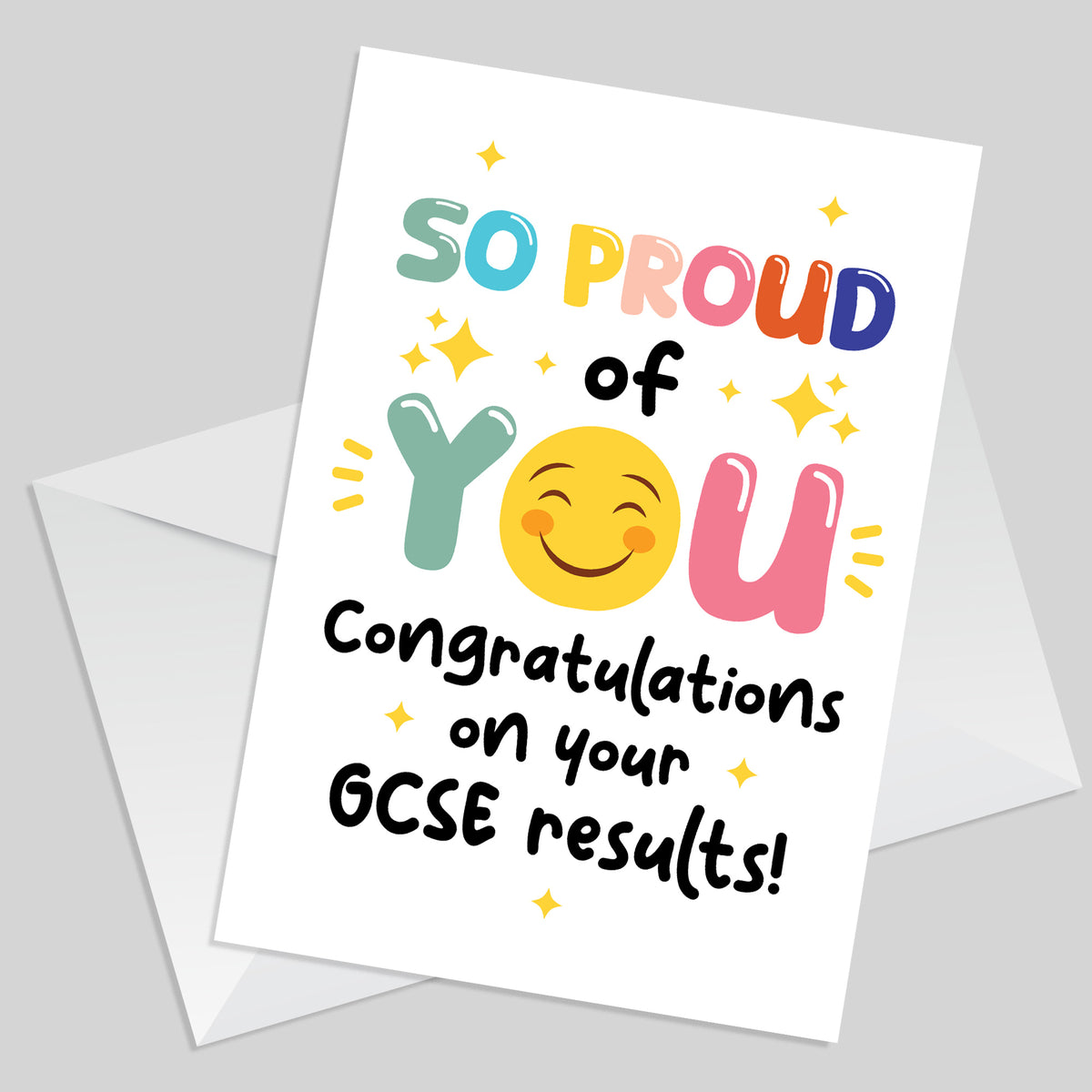 GCSE Results Congratulations Card Well Done Card Son Daughter