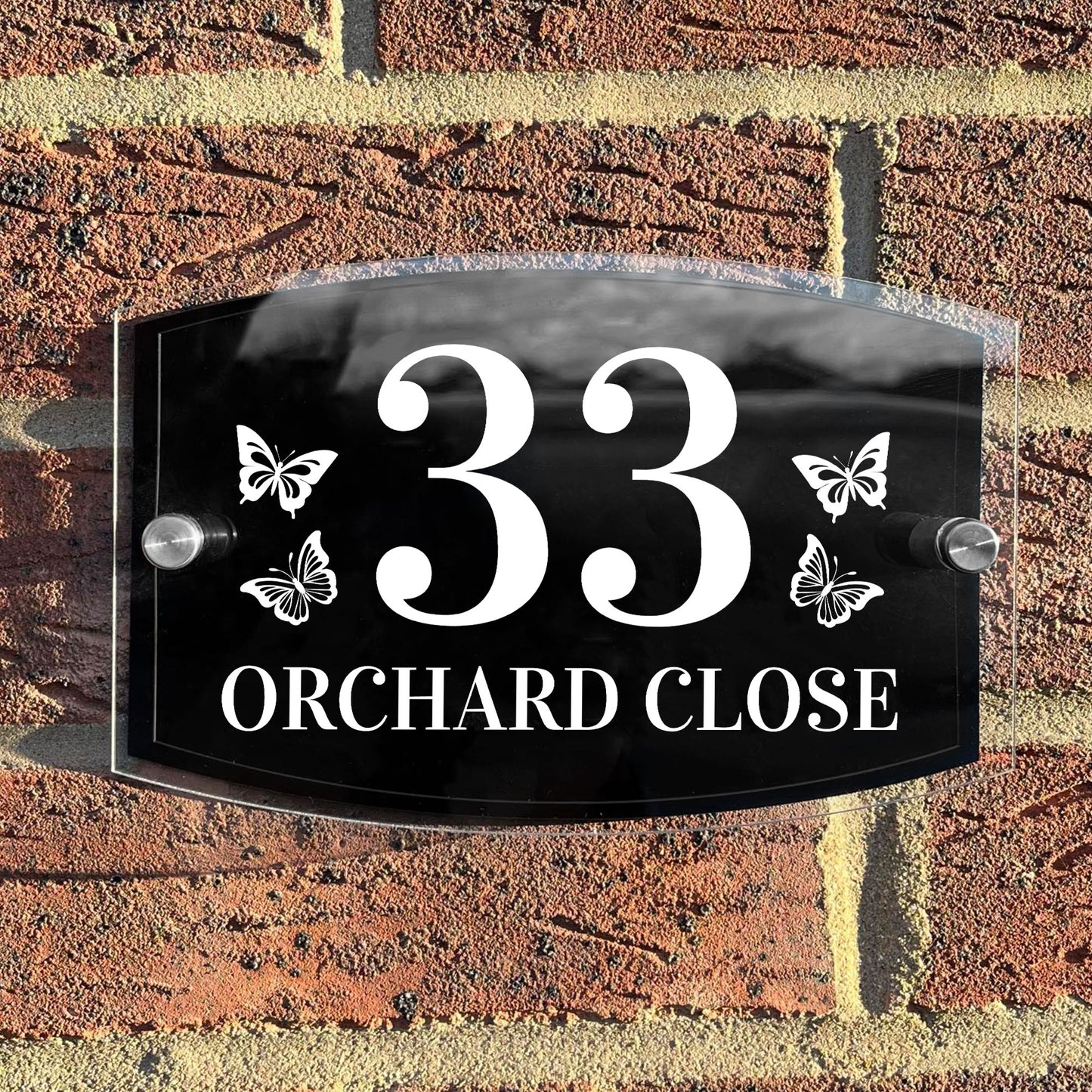 Personalised House Signs Plaques Door Numbers 1 - 9999 Custom