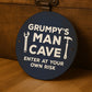 Funny Gift For Grandad Dad Birthday Fathers Day Grumpys Man Cave