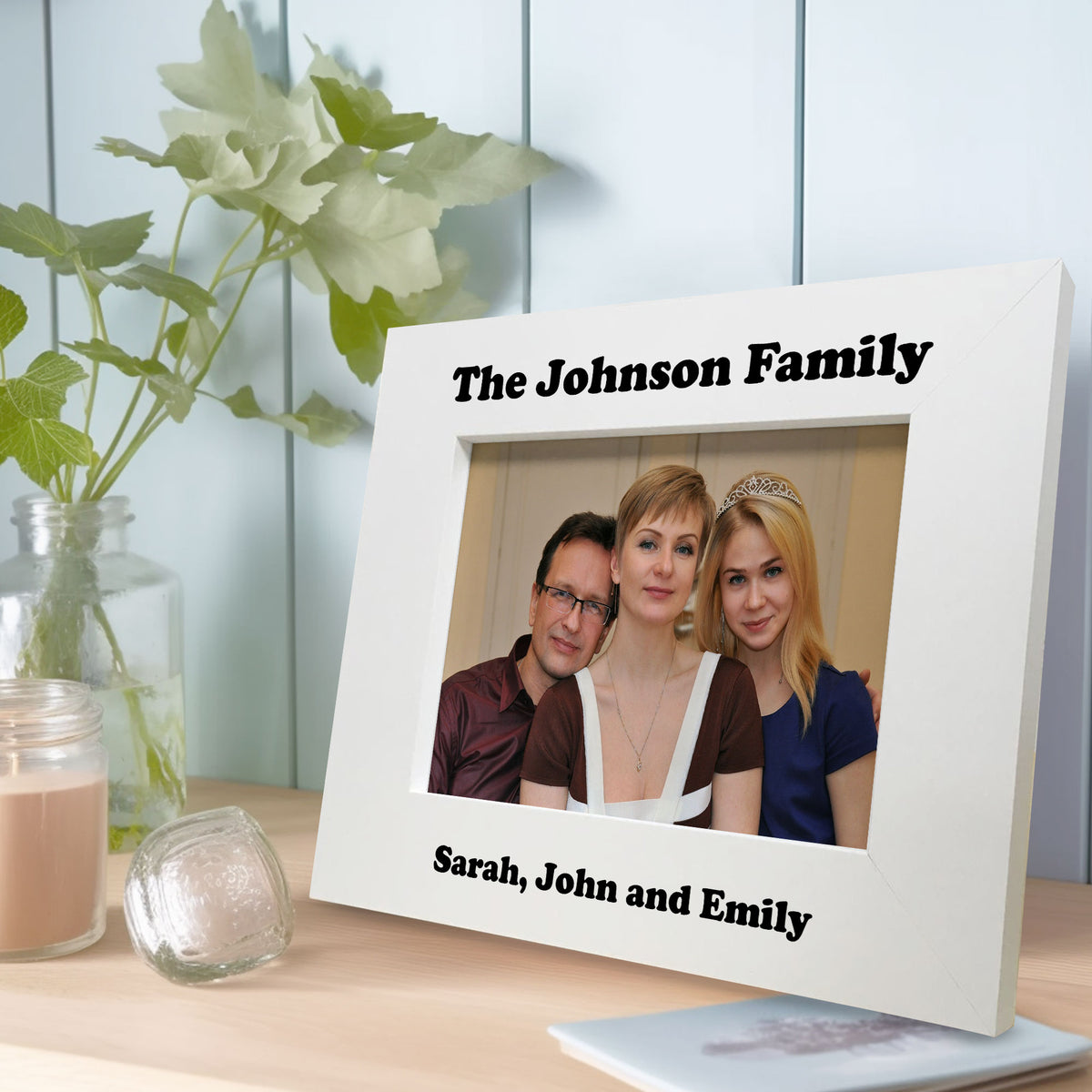Personalised Family Gift 7x5 Photo Frame Birthday Christmas Gift