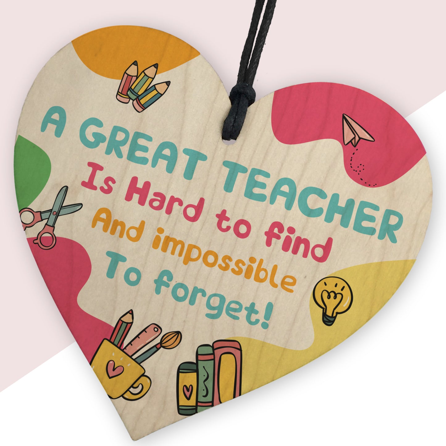 GREAT TEACHER GIFT Thank You Gifts Wooden Heart Leaving Gifts