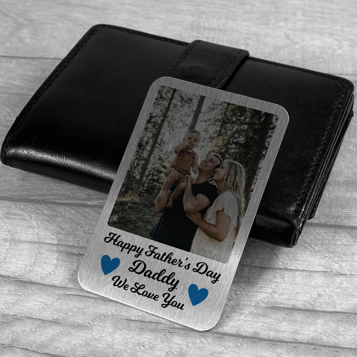 Fathers Day Gift For Dad Daddy From Daughter Son Photo Card