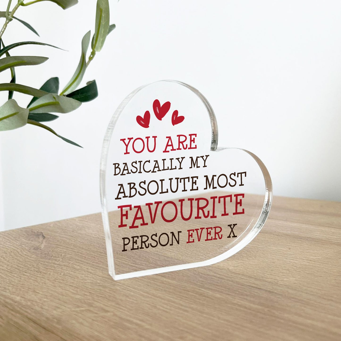 Most Favourite Person Ever Romantic Gift For Boyfriend
