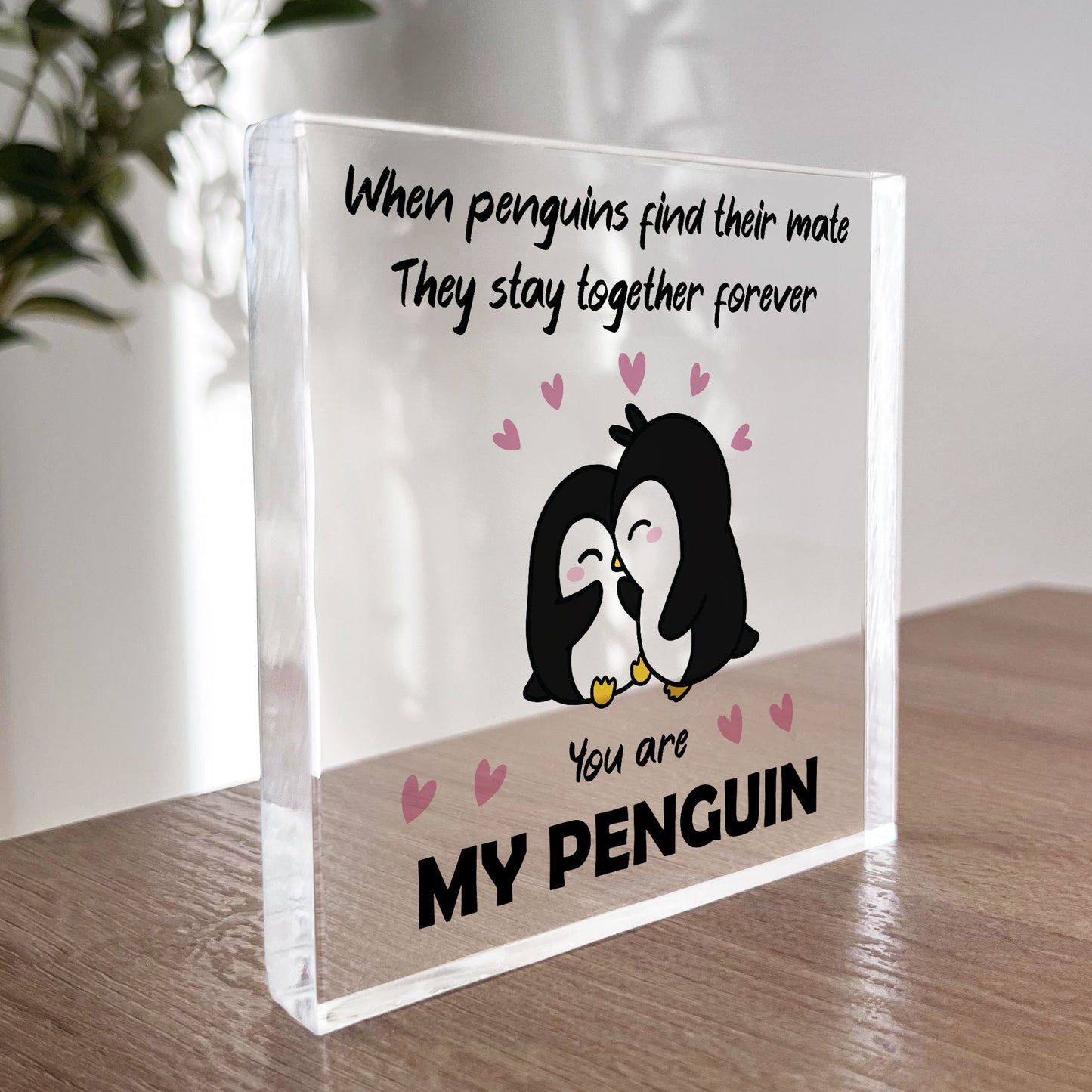 Penguin Gifts for Wife Husband Boyfriend Girlfriend Anniversary