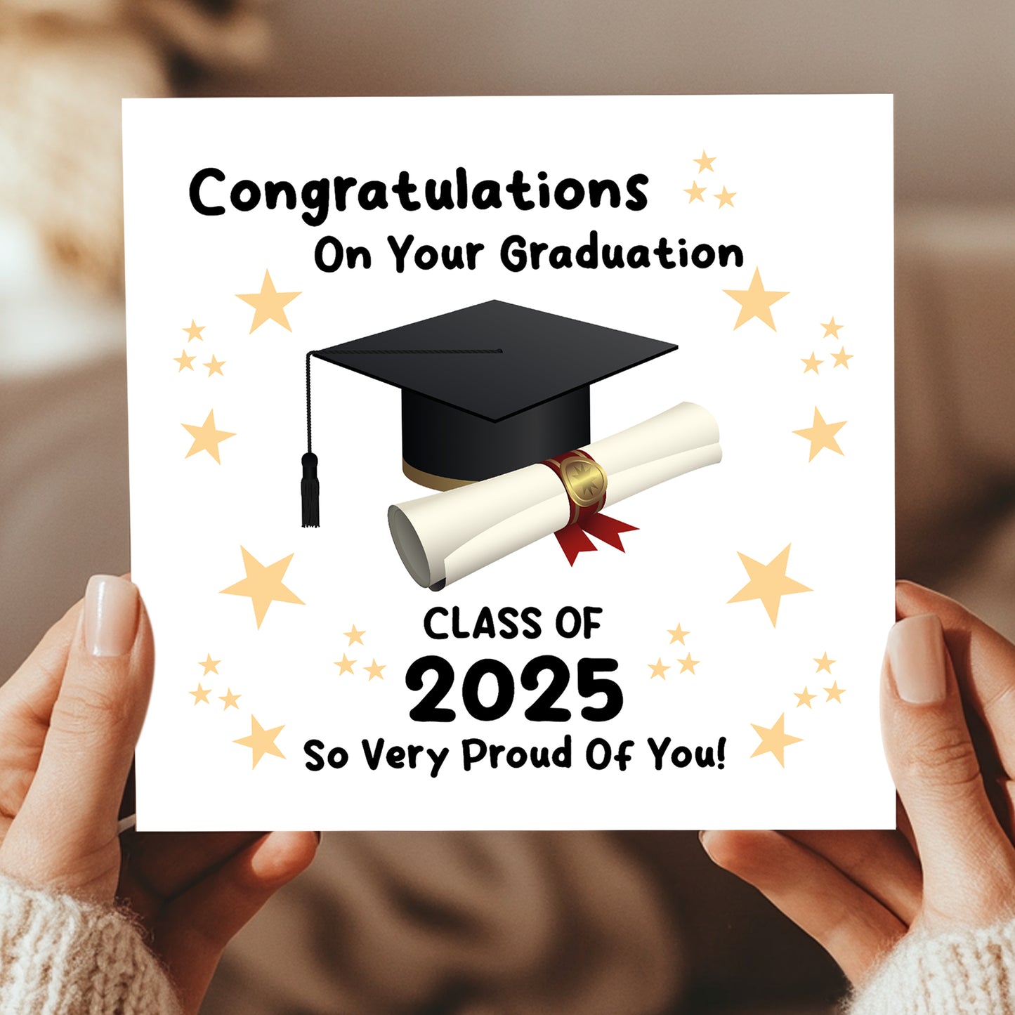 Personalised Graduation Card For Daughter Son Proud Of You Card