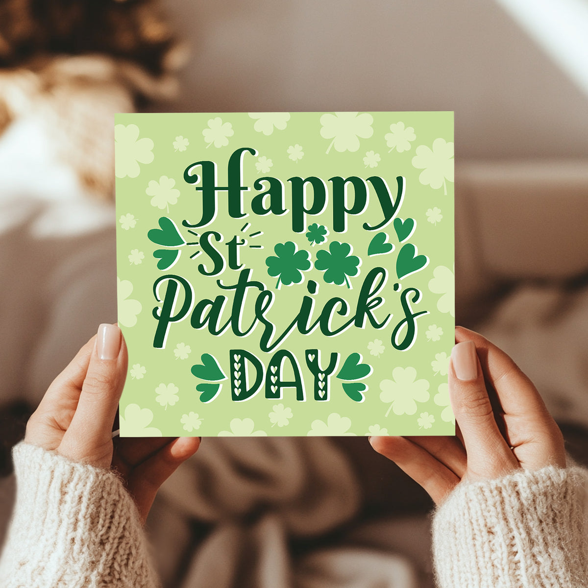 St Patricks Day Card For Friends Family Happy St Patrick’s Day