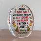 Thank You Gift For Christmas For Teacher Acrylic Standing Plaque