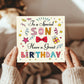 Son Birthday Card Kids Happy Birthday Card For Son Birthday Card