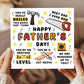Fathers Day Card Novelty Tools Funny Cards For Dad Happy Fathers