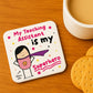 Gift For Teaching Assistant Coaster Thank You Gift My Superhero