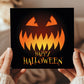 Happy Halloween Card With Pumpkin Halloween Card With Envelope