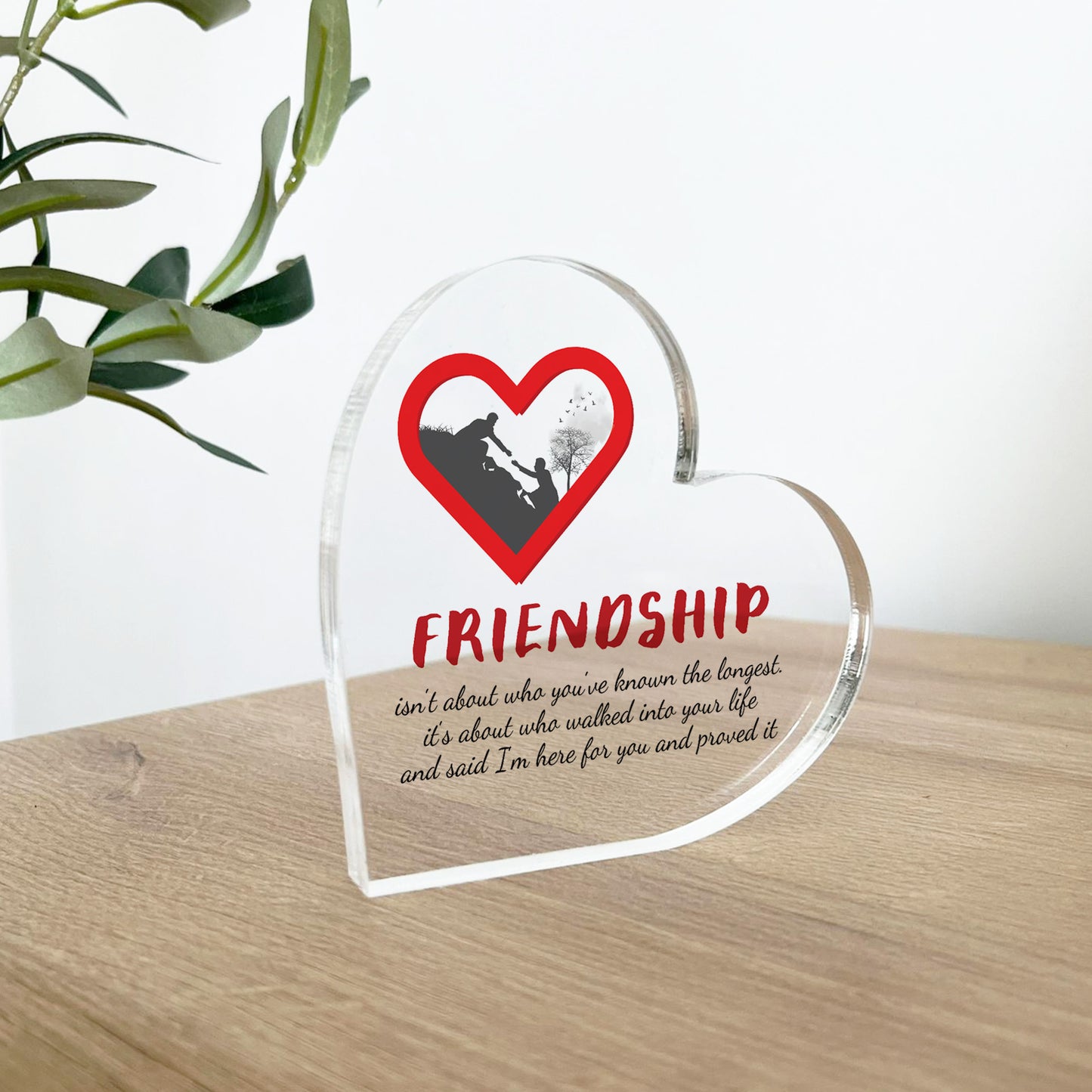 Thank You Gift For Best Friend Gift Standing Plaque FRIENDSHIP