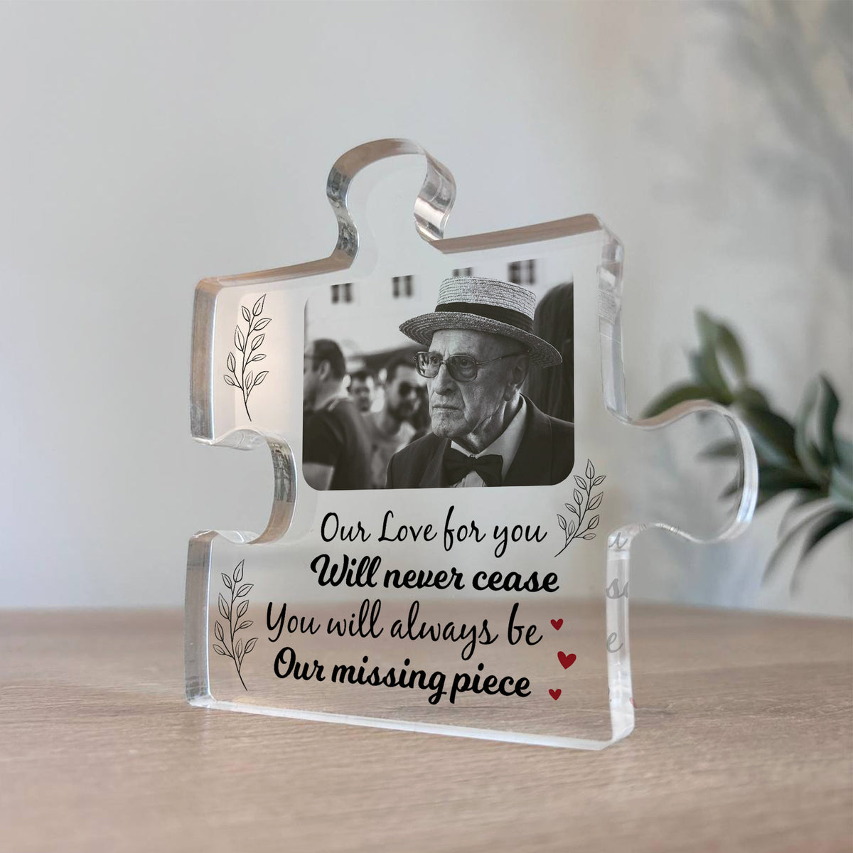 Missing Piece Memorial Gift For Mum Dad Nan Nanny Grandad