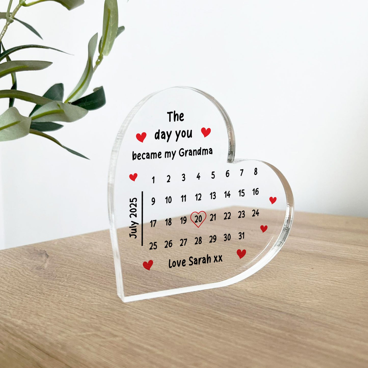Grandma Gift Idea from Grandchildren Personalised Mother's Day