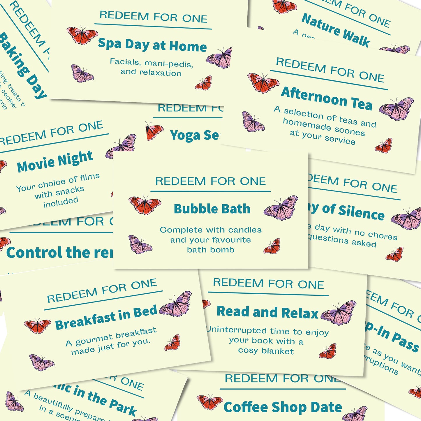 Coupon Book for Mum, Fun Cards for Mother's Day, Mothers Day