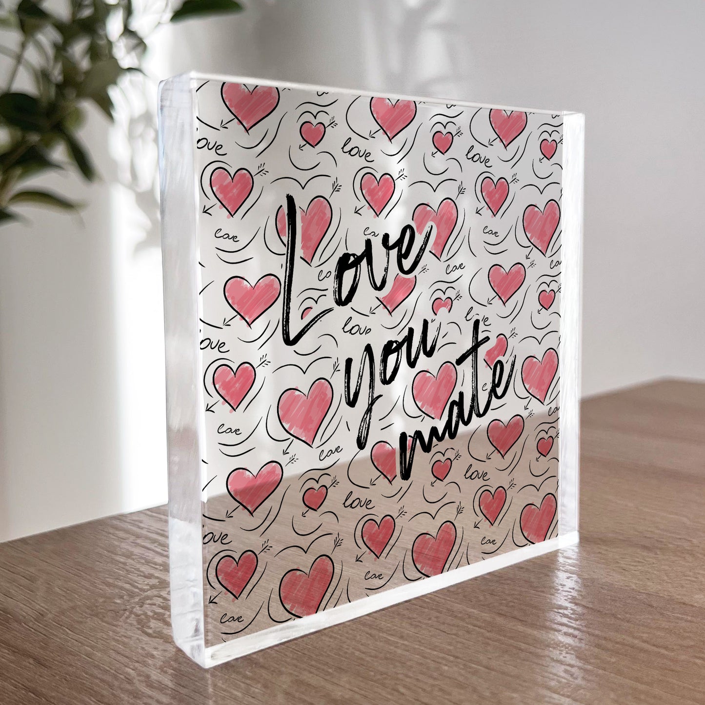 Best Friend Gift For Valentines Birthday Love You Mate Gift