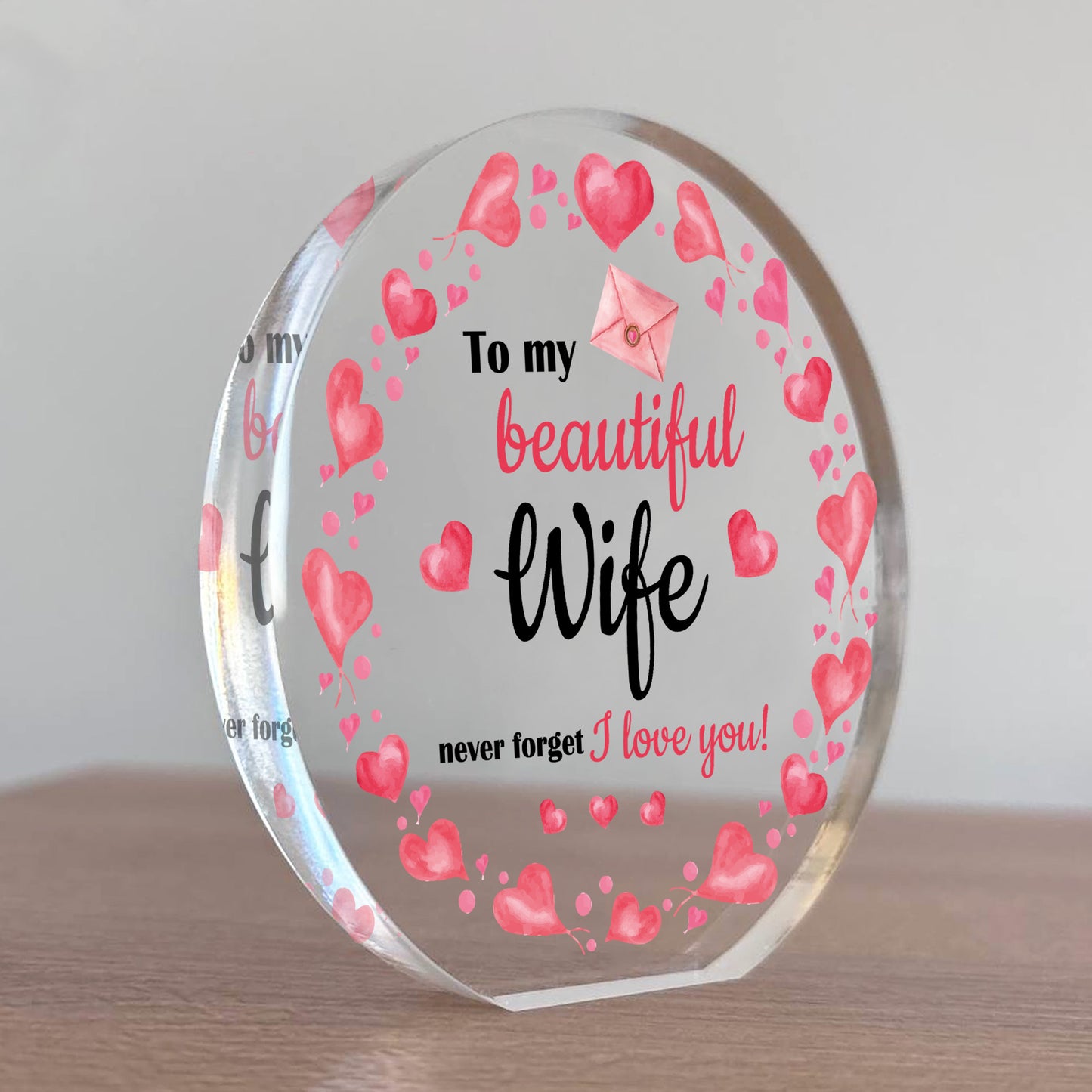 Wife Gifts Best Wife Birthday Gift for Wife Christmas Plaque