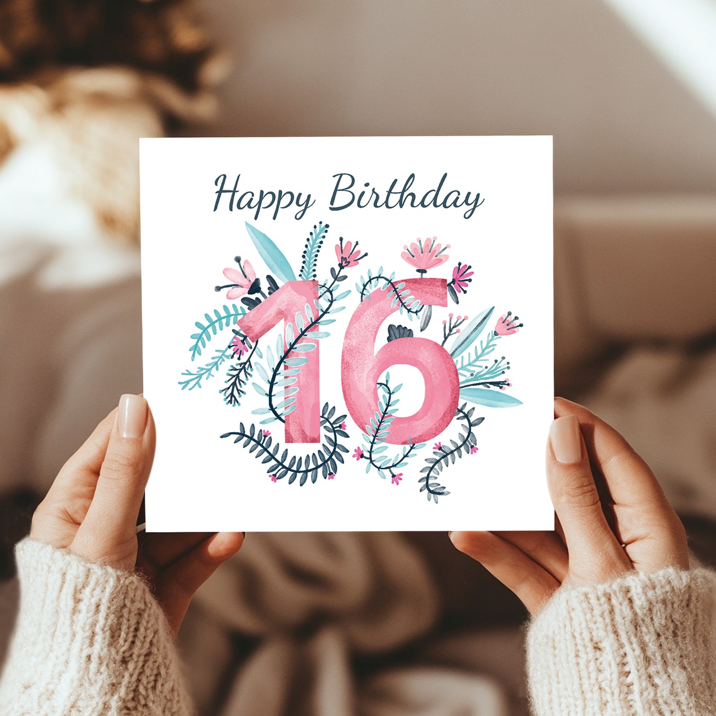 Happy 16th Birthday Card For Daughter Granddaughter 16 Birthday