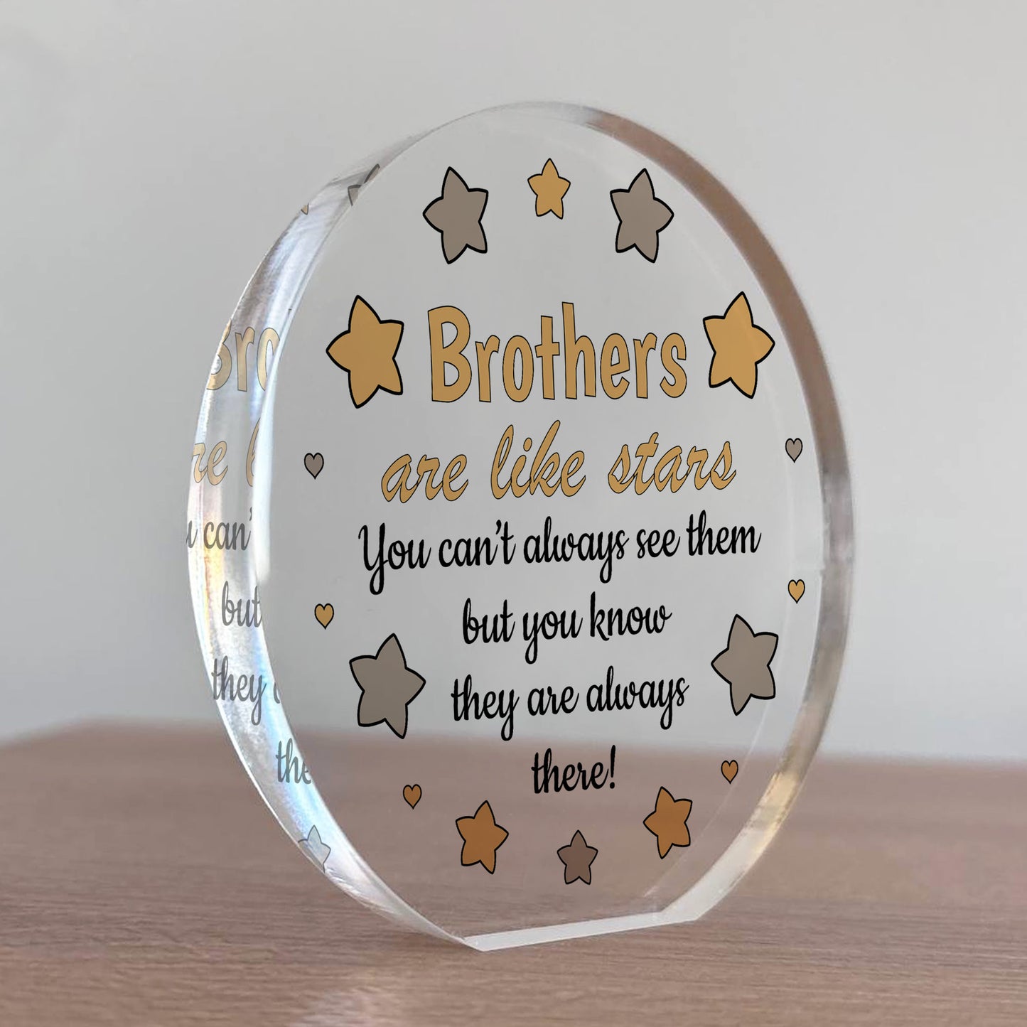 BROTHER GIFTS For Birthday Christmas Acrylic Plaque
