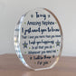 To My Amazing Nephew Gift From Auntie Uncle Freestanding Plaque
