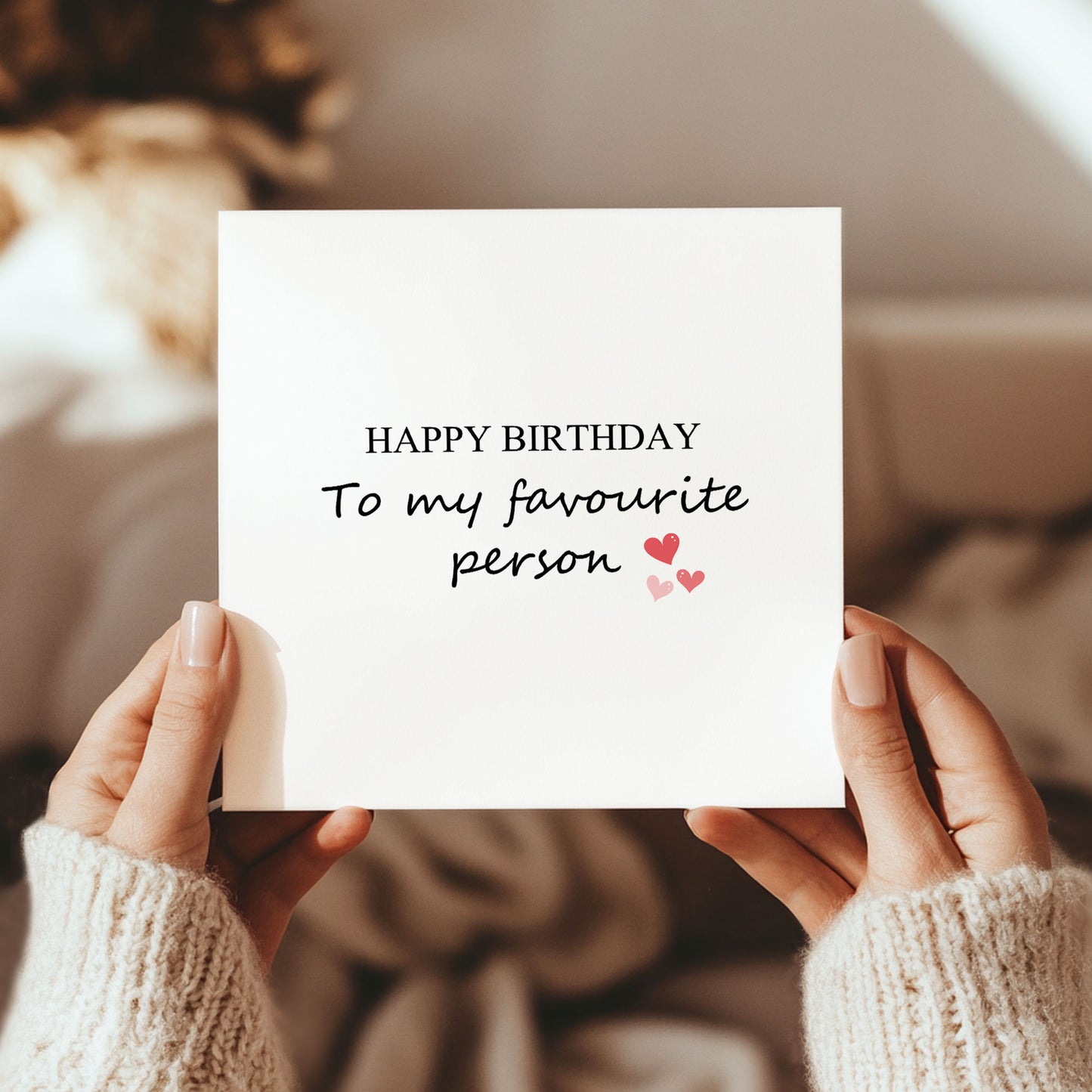 Happy Birthday Card For Favourite Person Boyfriend Card Cute