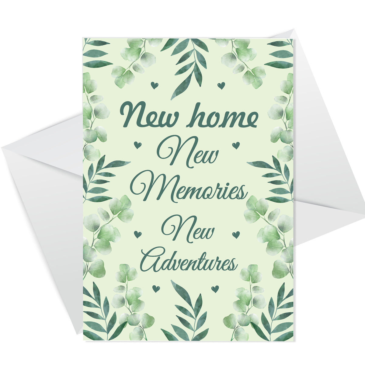new home congratulations keepsake card and heart, house warming
