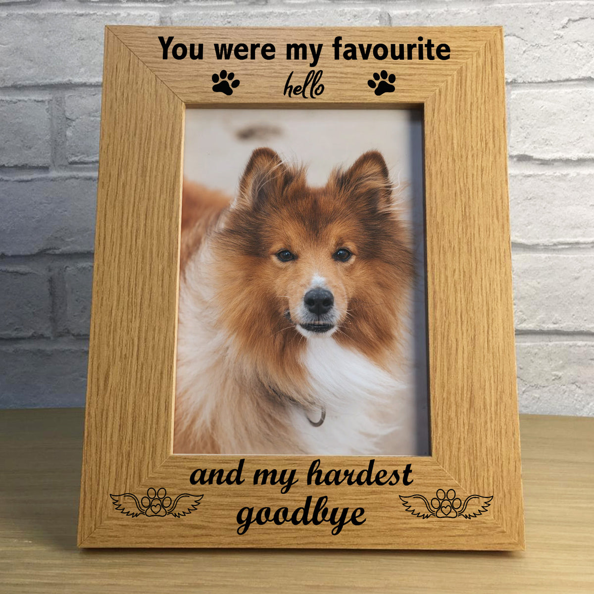 Dog Memorial Photo Frame Gift 7x5 Picture Frame Dog Memorial