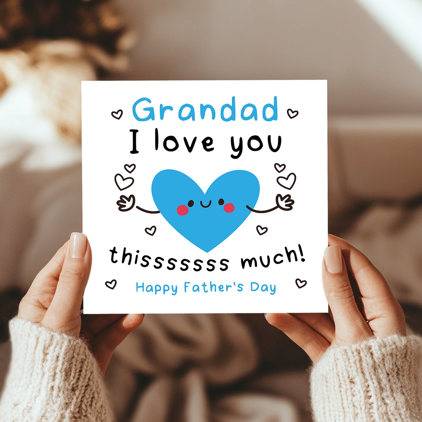 Fathers Day Card For Grandad With Envelope Cards For Grandad