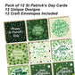 St Patricks Day Card Pack of 12 Card Multipack Happy St Patricks