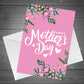 Mothers Day Card Unique Mum Mothers Day Cards With Floral Print