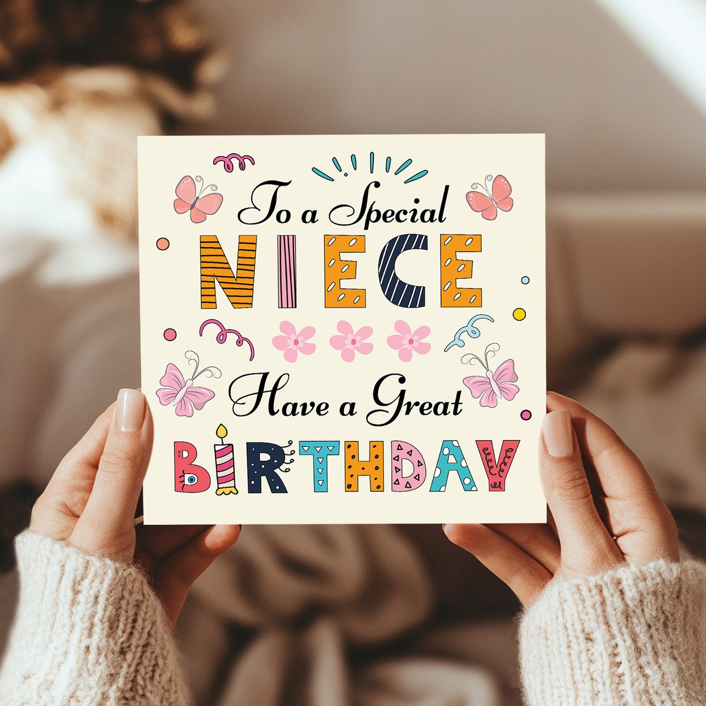 Niece Birthday Card Child Birthday Card For Niece Card For Girl