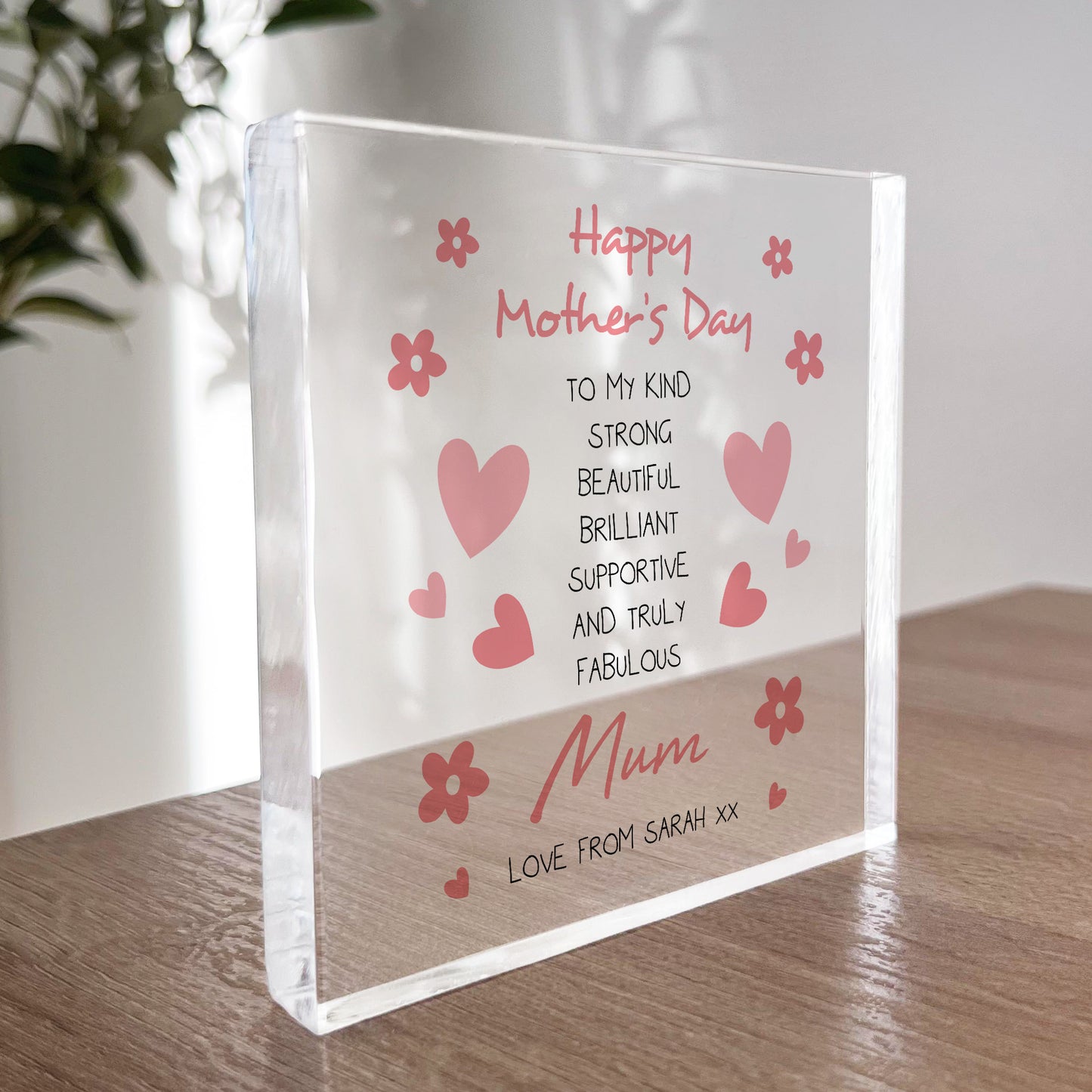 Mothers Day Gift For My Beautiful Fabulous Mum Personalised