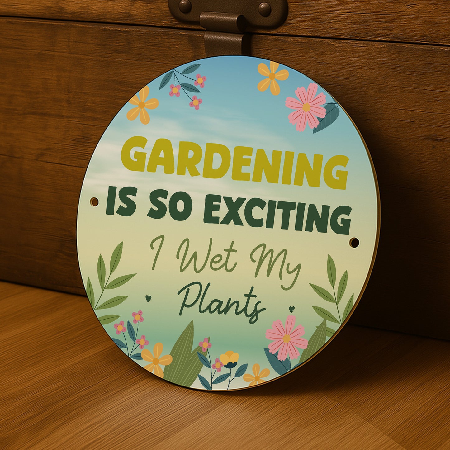 Gardening So Exciting Funny Novelty Garden Sign For Outside