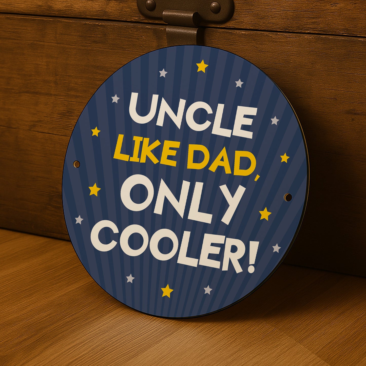 Gift For Uncle For Birthday Like Dad Only Cooler Hanging Sign