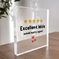 Excellent Wife Card Would Marry Again Funny Gift For Anniversary