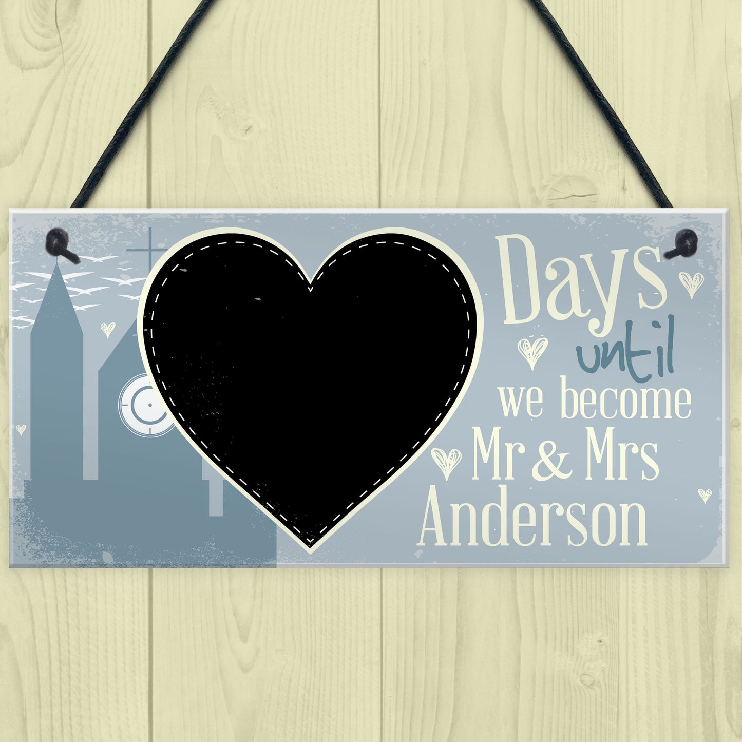 Wedding Countdown Days Until We Say I Do Engagement Gifts