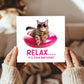 Birthday Card For Her Mum Female Girl Friend Colleague Funny Cat