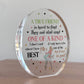 Gift For Best Friend TRUE FRIEND PLAQUE Acrylic Plaque