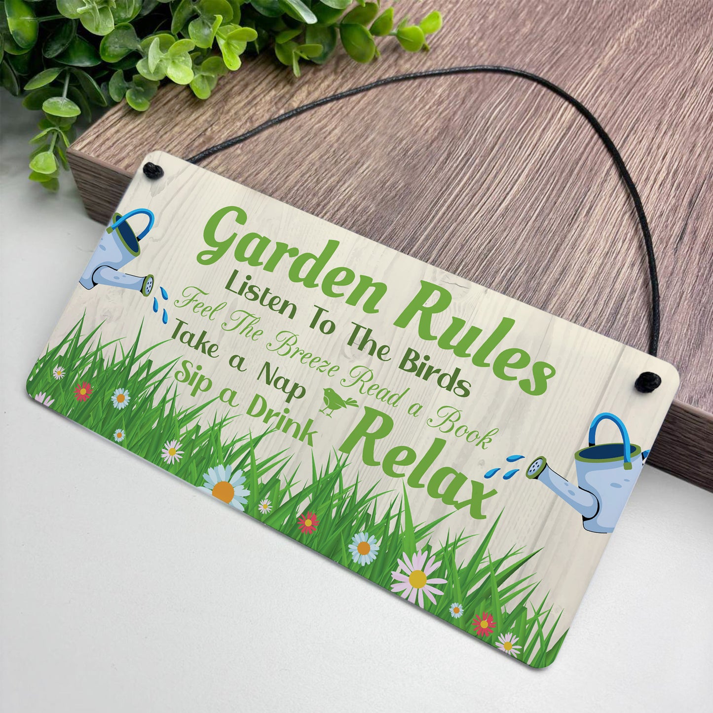Garden Sign For Outdoor Hanging Garden Rules Sign For Yard