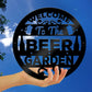 Beer Garden Welcome Signs For Outside Home Bar Pub 23x23cm