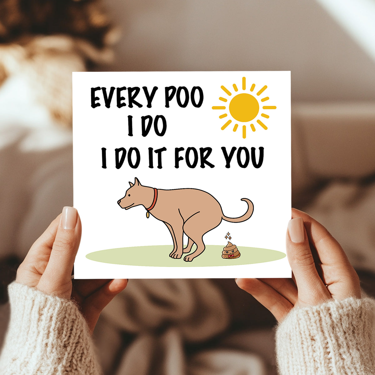 Funny Card For Mum On Birthday Mothers Day Card From Dog