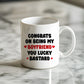 Funny Boyfriend Mug Congrats On Being My Boyfriend Mug Gift