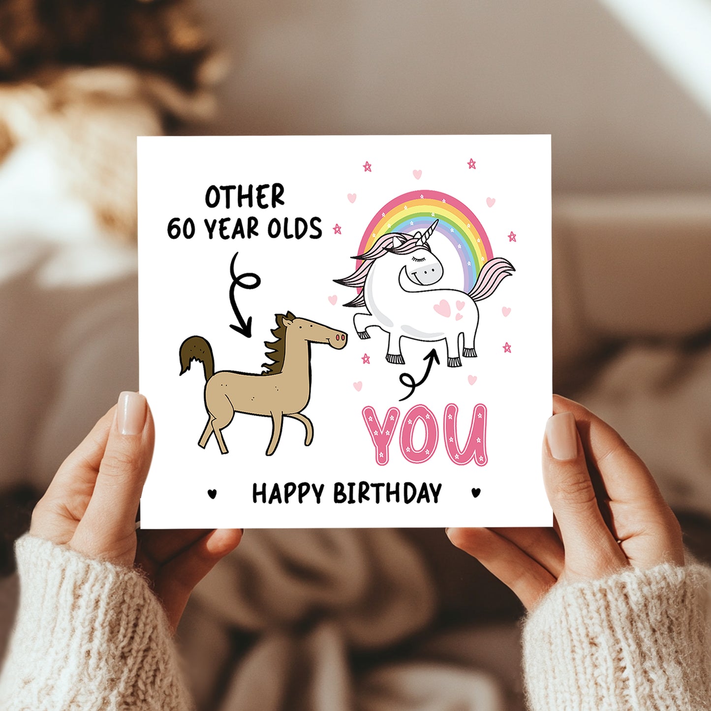 Funny 60th Birthday Card For Friend Mum Auntie Nan Nanny