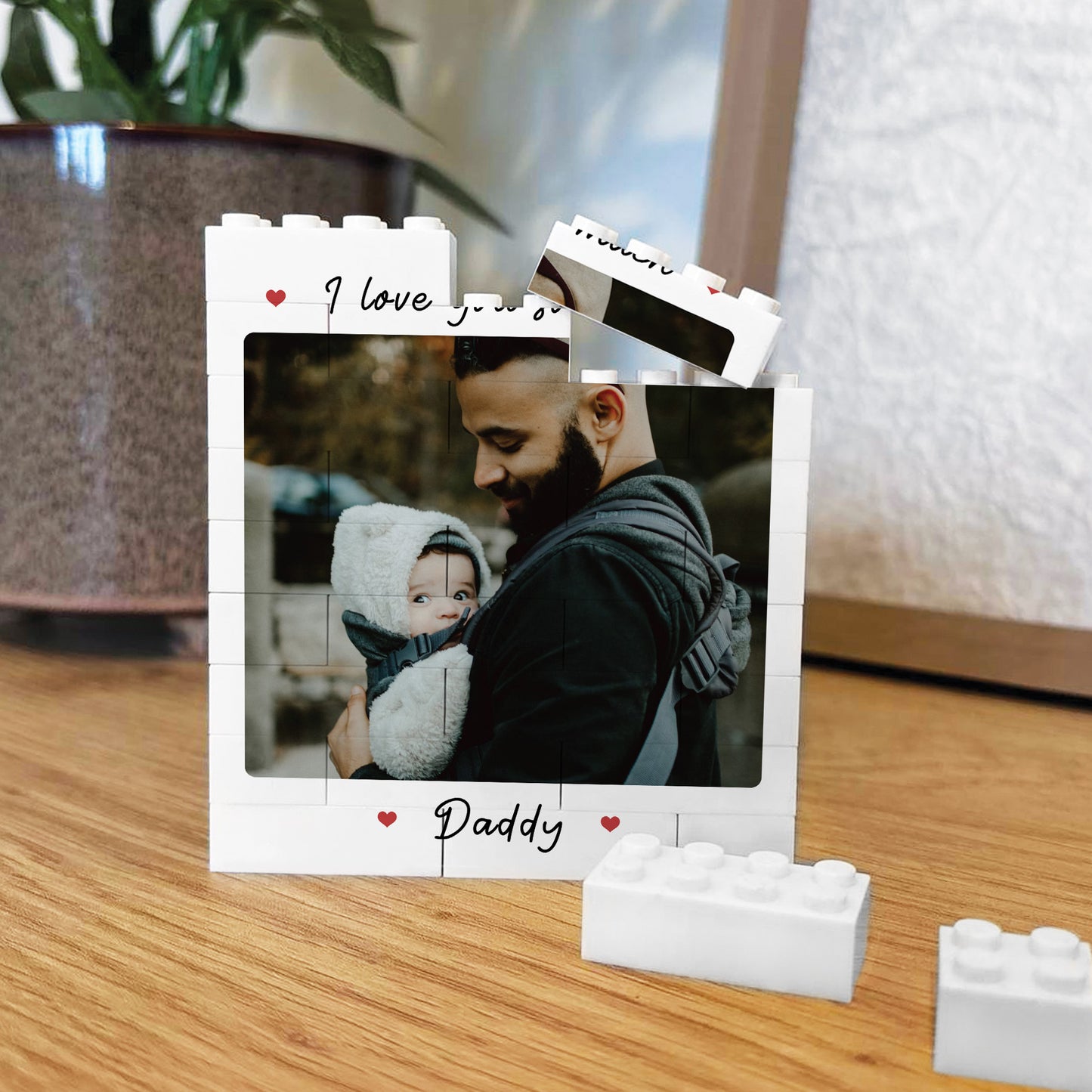 Personalised Fathers Day Photo Block Fathers Day Gift For Him