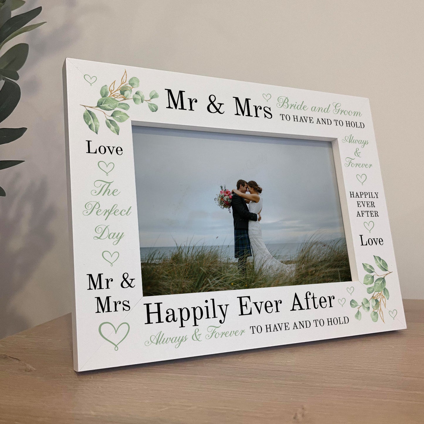 Wedding Frame Wedding Gifts for Husband Wife With Any Date Name