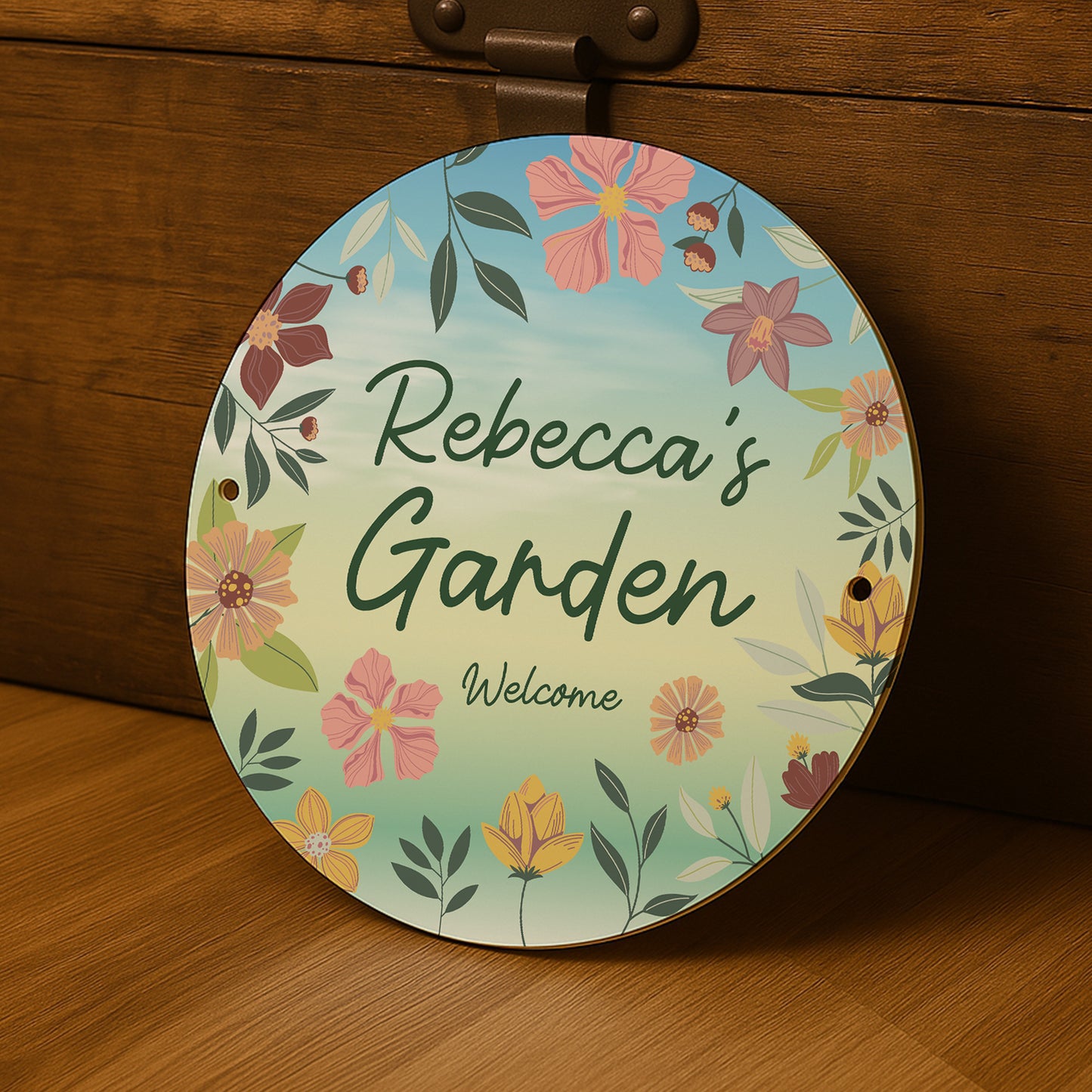 Personalised Garden Sign For Outside Garden Plaques Novelty Gift