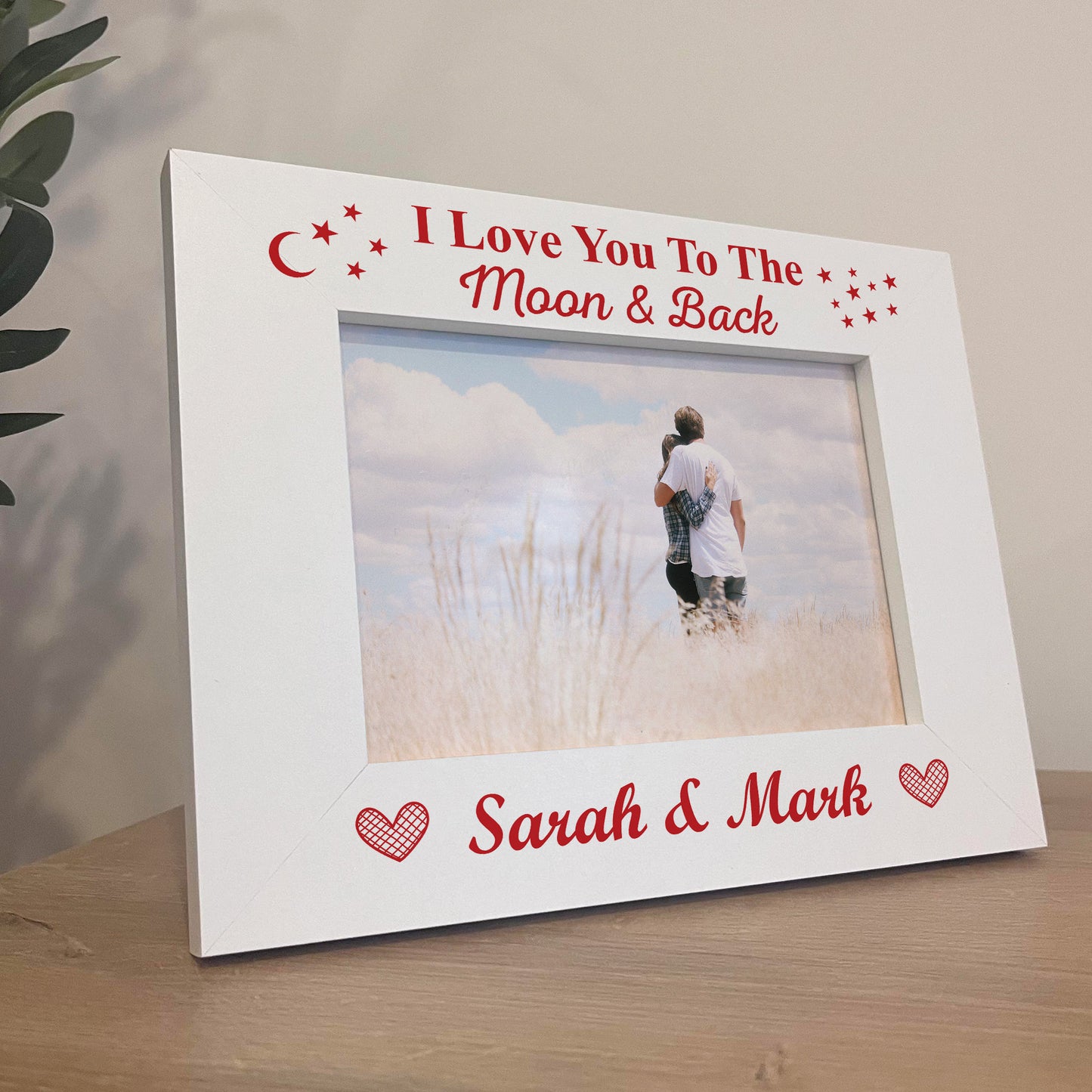 Personalised Photo Frame Romantic Gift For Partner I Love You