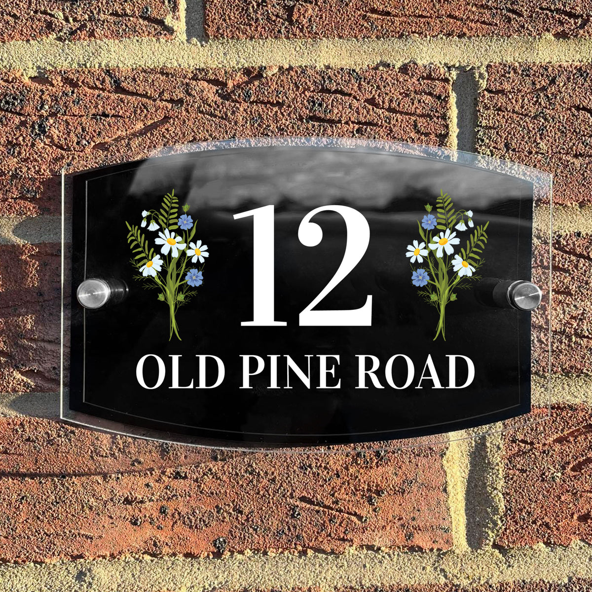 House Number Sign Acrylic Door Signs Door Number Sign Road Sign